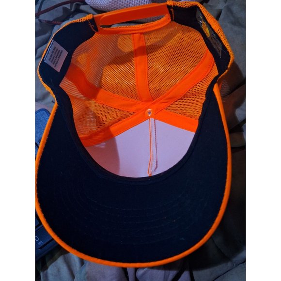 Bass Pro Shop Unisex Hat Cap Snap Back Adjustable Mesh Back Orange Gone Fishing - Picture 7 of 9